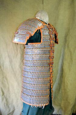 1.2 mm Mild Steel Medieval Lamellar Armor Scale Armor Knight Full Armor Suit
