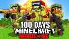 100 Days In A Nuclear Minecraft War