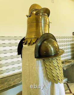 15th Century Battle LARP Warrior Kingsguard Half Body Armor Suit Knight Half