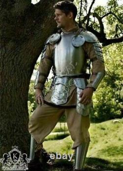 18 GA Medieval Half Armor Suit Warrior LARP Armor Knight Collectible SCA Costume