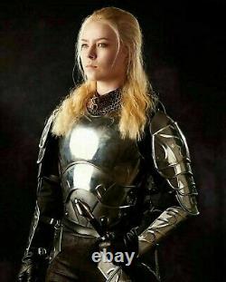 18 Ga Medieval Knight Female Fantasy Full Armor, Lady Cuirass Costume Armor Suit