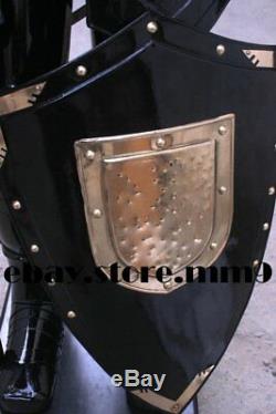 18 Gauge Medieval Combat Templar Knight Full Body Armour Suit Reenactment Hallow