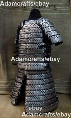1mm Steel Medieval Samurai Knight Lamellar Armor Scale Full Suit Of Armor