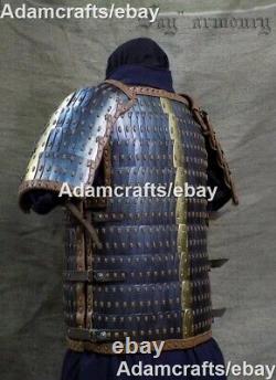 1mm Steel Medieval Scale Armor Lamellar Armor Knight Suit With Shoulder