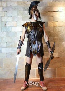 6 FEET Authentic Full Size Wearable Medieval Crusader Troy Knight Armor In Suit