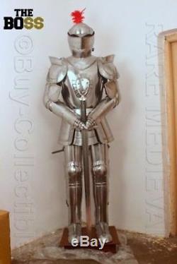 6 Feet Wearable Medieval Knight Suit Of Armor Century Combat Full Body Armour