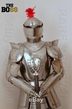 6 Feet Wearable Medieval Knight Suit Of Armor Century Combat Full Body Armour