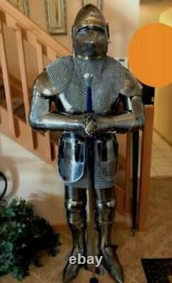 Aching Medieval Armor Pig Face Suit Combat Knight Crusader Suit of Armor ////