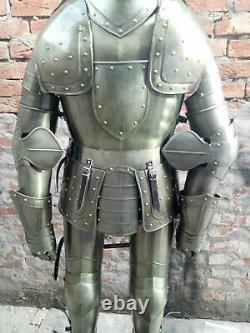 Antique Medieval Armor Knight Suit Of Armor Templar Toledo Armor Costume