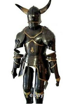 Antique Medieval Combat Full Body Armor Suit Handmade Medieval Knight Suit Armor