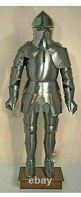 Antique Medieval Crusader Wearable Armor Gothic Vintage Knight Body Armour Suit