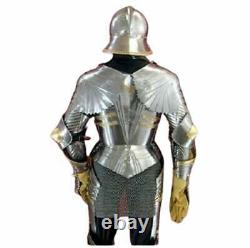 Antique Medieval German Gothic Suit of Armor 15th Century Knight Armor Suit Gift