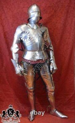 Antique Medieval Gothic Knight Steel Suit of Full Body Armour Replica