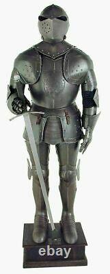 Antique Medieval Knight Wearable Suit Of Armor Crusader Combat Full Body Armour