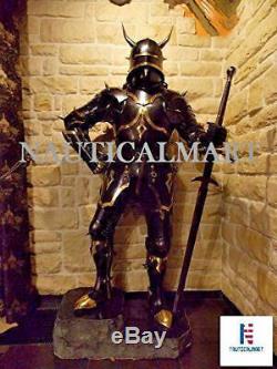Antique Medieval Wearable Knight Crusador Templar Full Suit Of Armor