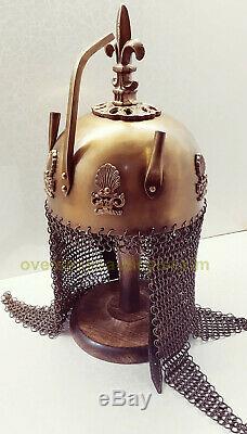 Antique Vintage Style Replica Armour Helmet Viking Medieval Knight Suit Helmet