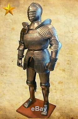 Armour Medieval Knight Suit of Armor 6 Feet Combat Full Body Armour Suit Item