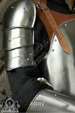 Armour Medieval Steel Armour Suit Brown Mercenary Larp Armor Knight Replica