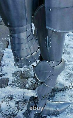 Armour Medieval Wearable Knight Crusader Full Suit Of Armor Collectible
