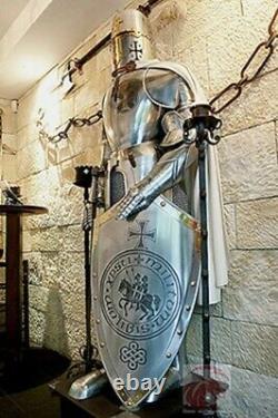 Battle Warrior Medieval Knight's Armor Suit SCA LARP Templar armor Suit Replica