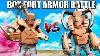 Box Fort Armor Battle Vs Paintball Nerf U0026 More