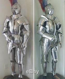 COLLECTIBLES Medieval Knight Suit of Armor, 15th Century Combat Full Body Armour