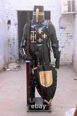 Christmas Armour Medieval Wearable Knight Crusader Full Suit Armor Collectible