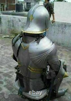 Collectibles Medieval 15th Century Combat Knight Suit of Armor German Larp suit