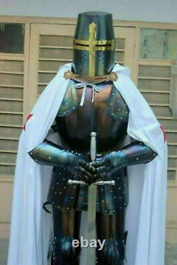 Crusader Armor Medieval Knight Wearable Suit Of Combat Full Body Armour Prop