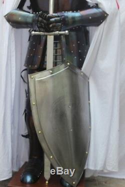 Custom Medieval Knight Wearable Suit Of Armor Crusader Templar Full Body Armour