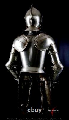 Defender's Pride Battle-Ready Gothic Armor Suit Authentic Medieval Knight Co