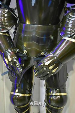 Full Body Armor 6 Feet Suit Medieval Knight Suit of 15th Century Combat Handmade