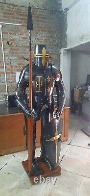 Full Body Armour Costume Medieval Gothic Suit Of Armor Wearable Knight Crusader