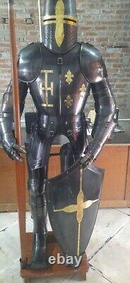 Full Body Armour Costume Medieval Gothic Suit Of Armor Wearable Knight Crusader