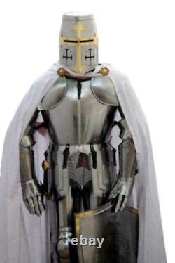 Full Body Armour costume Medieval Knight Wearable Suit Of Armor Crusader Gothic