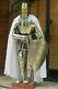 Full Body Medieval Sword Knight Suit Of Armour Templar Combat Shield Halloween