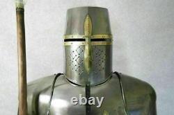 Full Size 6 Feet Knights Templar Suit Of Armour Medieval Roman Armor Statue