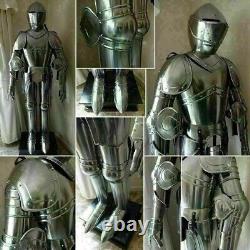 Full Size 6 Feet Knights Templar Suit Of Armour Medieval Roman Armor Suit