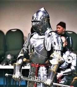 Full Suit Of Armor Knight Medieval Costume Wearable Armor, Larp Sca Armor Suit