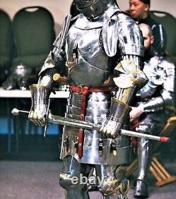 Full Suit Of Armor Knight Medieval Costume Wearable Armor, Larp Sca Armor Suit