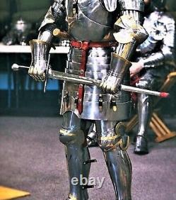 Full Suit Of Armor Knight Medieval Costume Wearable Armor, Larp Sca Armor Suit