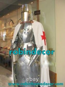 Genuine Medieval Knight Suit Of Armor With Sword Combat Full Body Armour WithStand