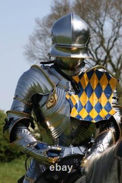 German Gothic Armor Suit Knight Medieval Costume LARP Armor Halloween Costume