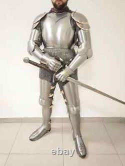 German Gothic Full Body Armor Medieval Knight Suit of Armor Wearable Costume