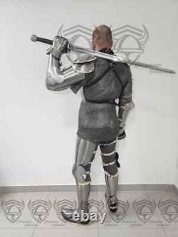 German Gothic Full Body Armor Medieval Knight Suit of Armor Wearable Costume