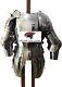 Gothic Half Suit of Armor Medieval Knight Steel Shining Armour Halloween Costume