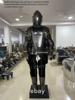 Gothic Suit of Armor Medieval Full Body Armour Wearable Knight Costume Replica