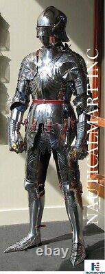 Gothic Suit of Armor Medieval Full Body armor Wearable Knight Costume