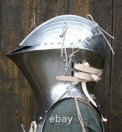 HMB Medieval Knight Jousting Half Body Armor Suit Cuirass/Pauldrons/Helmet