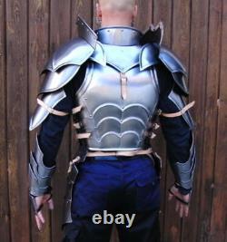 Half Body Armor Medieval Suit Steel Cuirass Knight SCA Warrior 18GA Larp LARP